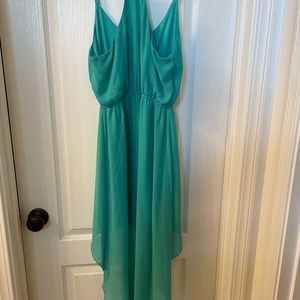 Like new Forever 21 teal high-low dress!